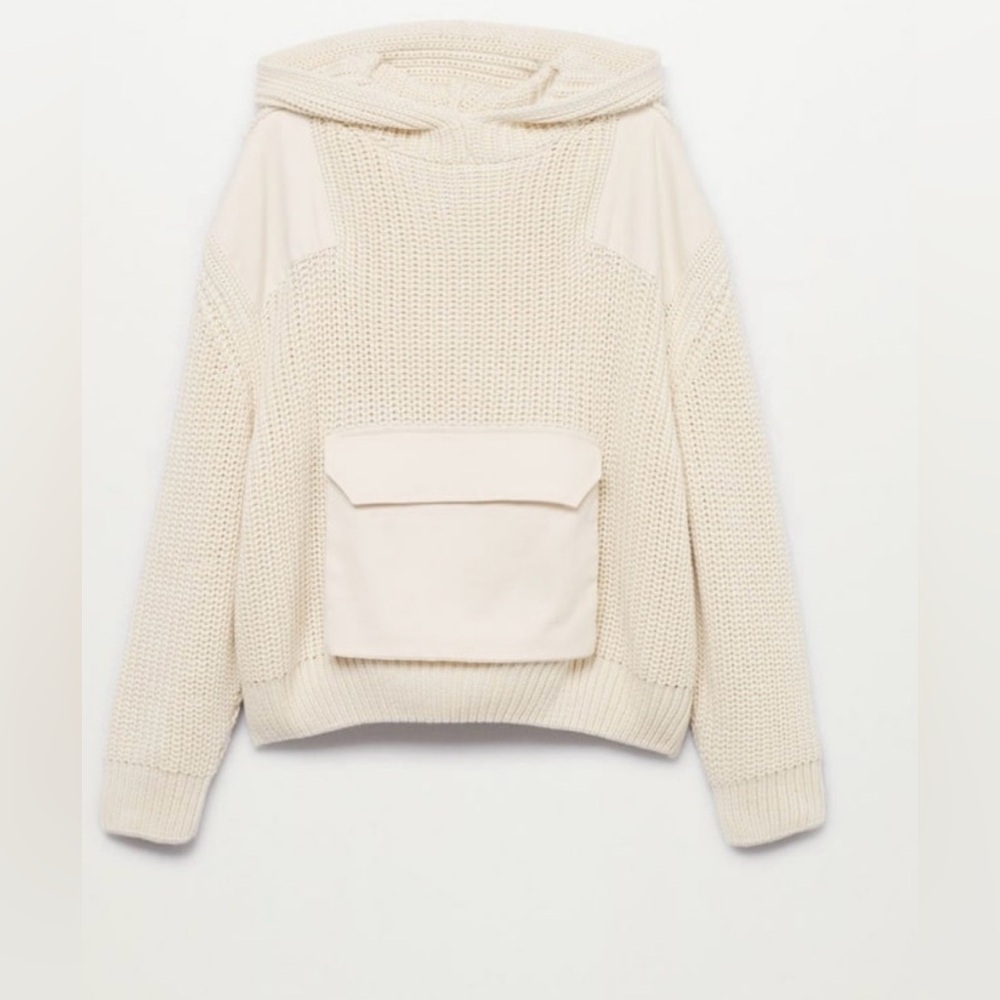 MANGO HOODED SWEATER - NWOT - Picture 6 of 7